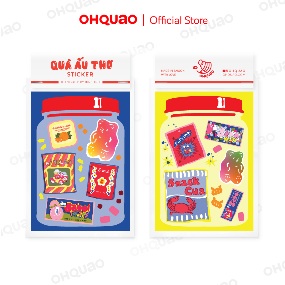 QUÀ ẤU THƠ STICKER SET (SHEET OF 2) | Shopee Việt Nam