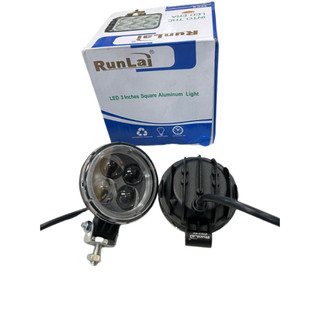 Led trợ sáng, đèn Led Runlai 4 bóng trắng bi dùng chung điện 12v và 24v.