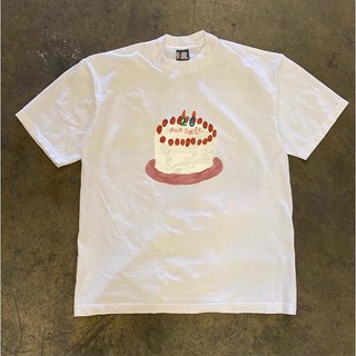 Áo Phông Nam Nữ Phối Họa Tiết Bánh Sinh Nhật Phong Trẻ Trung Nhẹ Nhàng, Chất Vải Cotton Khô Mềm Mịn Thấm Hút Mồ Hôi Tốt