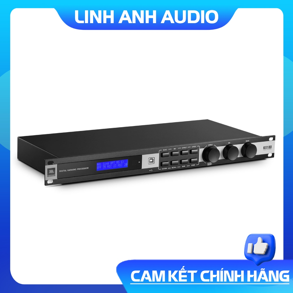 Mixer karaoke JBL KX180 (Ba Sao) hàng chính hãng bảo hành 12 tháng