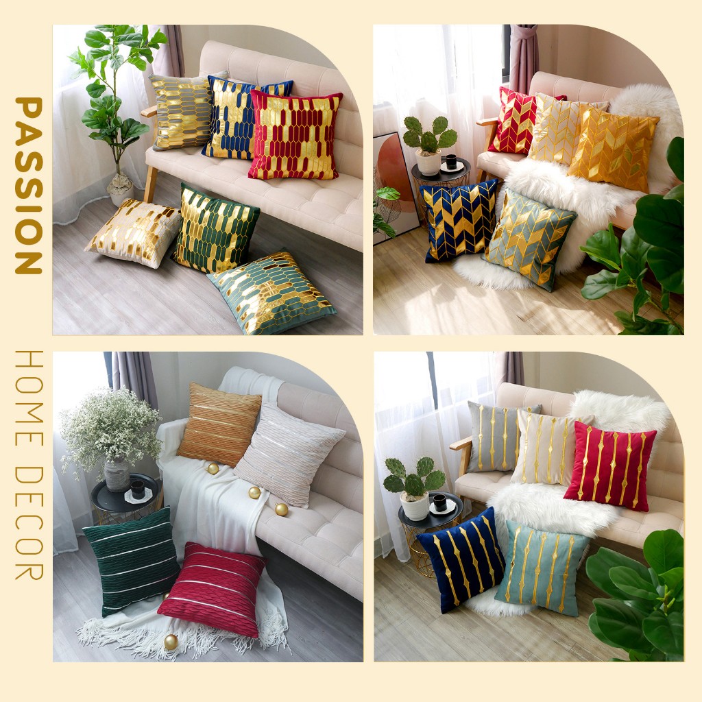Vỏ Gối Tựa Lưng Sofa Nhung Hà Lan Cao Cấp Sang Trọng