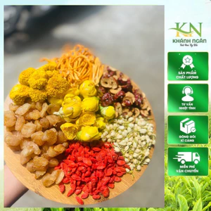 Trà Đông Trùng Hạ Thảo 7 Vị Thảo Mộc (Hộp 20 gói) Thanh lọc cơ thể, đẹp da, giữ dáng, ngủ ngon