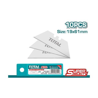 ĐỒ NGHỀ TOTAL Bộ 10 lưỡi dao tiện dụng 61X19MM THT519001