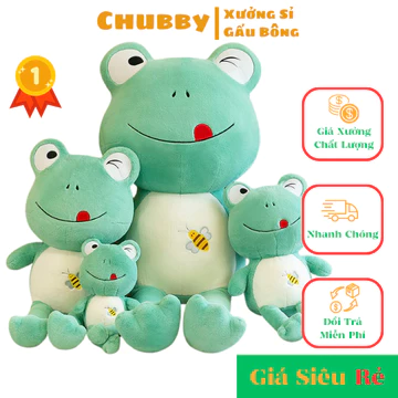 Gấu Bông Quà Tặng Cao Cấp Mềm Mịn Dễ Thương Tặng Quà Gấu Bông Ếch Xanh, Gấu Bông Lotso, Gấu Bông Mèo Quà Tặng FREESHIP