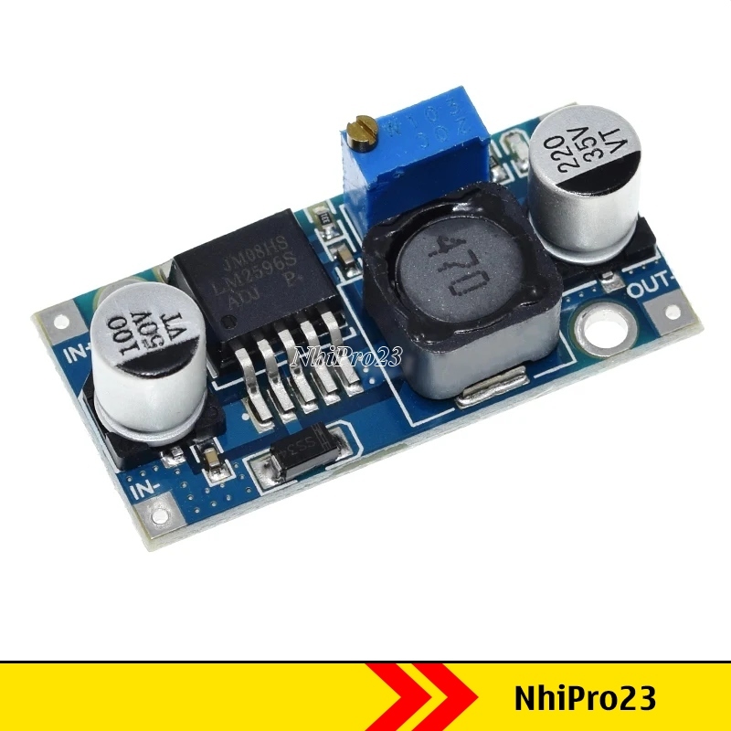 Mạch Hạ Áp, Giảm Áp DC LM2596 3A ( Vào 3.2-40VDC Ra 1.25-35VDC ...