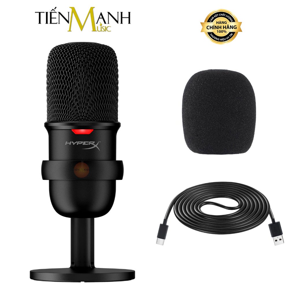 [Chính Hãng, Tặng Bông] Micro USB Kingston HyperX SoloCast - Mic Thu Âm ...
