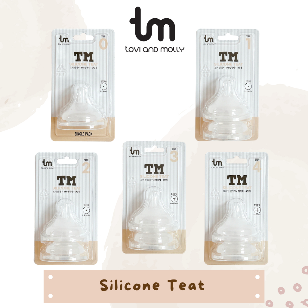 Ảnh NÚM TY SILICONE TOVI AND MOLLY (TM) STEP 0 ~ 4 2