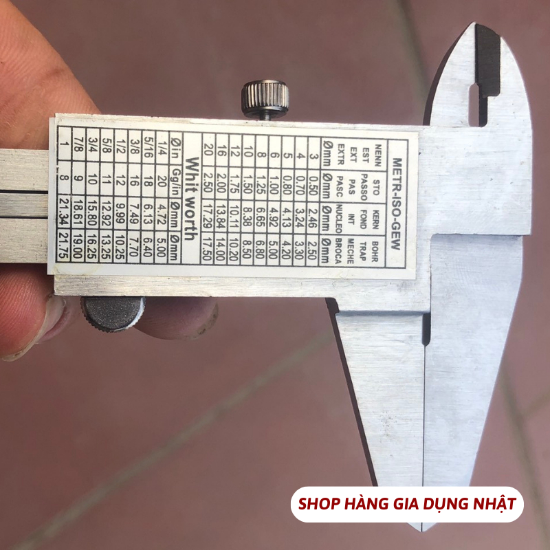 [CHÍNH HÃNG] Thước Kẹp Cơ Khí Kapusi Japan 150mm, Thước Kẹp Cơ - Đo Hợp Kim Thép Cao Cấp SP17