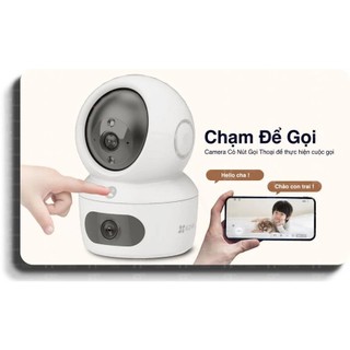 Camera wifi Ezviz 2 Mắt 8MP H7C Xem 2 Màn Hình Cùng Lúc, Đàm Thoại , Báo động - TRANGIATELECOM