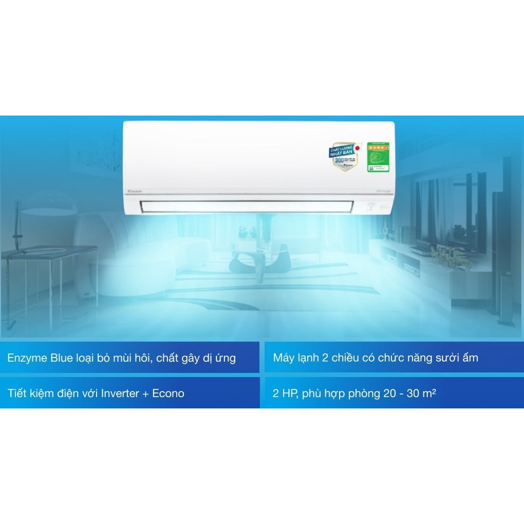 Máy lạnh 2 chiều Daikin Inverter 2 HP FTHF | Shopee Việt Nam