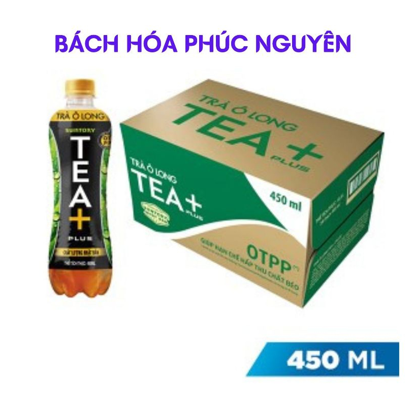 Thùng Trà Ô Long Tea Plus lớn 24 chai 455ml date mới | Shopee Việt Nam