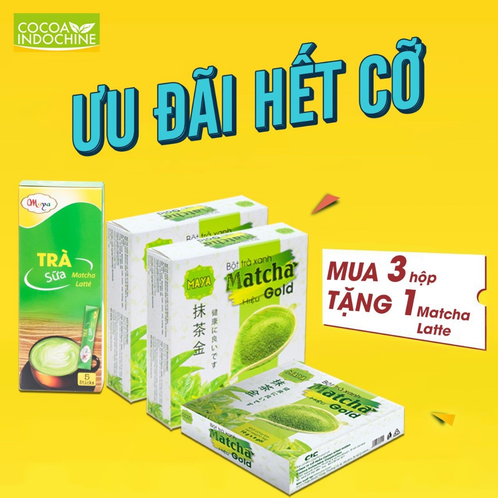 Hộp bột trà xanh Matcha Gold - 50g | Shopee Việt Nam