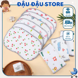Gối Cho Bé Sơ Sinh, Gối Xô Sợi Tre Mềm Mịn 10 Lớp Cao Cấp Thấm Hút Mồ Hôi Đậu Đậu Store