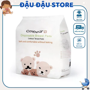 Miếng Lót Thấm Sữa CM Bear Siêu Chống Thấm Chống Tràn, An Toàn, Tiết Kiệm (Túi 108 Miếng) Đậu Đậu Store