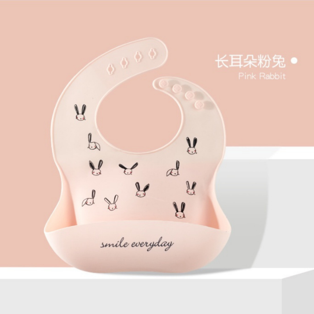 Yếm Ăn Dặm Silicone Cho Bé 💖𝐅𝐑𝐄𝐄 𝐒𝐇𝐈𝐏💖  Yếm Ăn Dặm Silicone NUM BEBE  Có Máng Siêu Nhẹ Hình Mèo Đáng Yêu Cho Bé