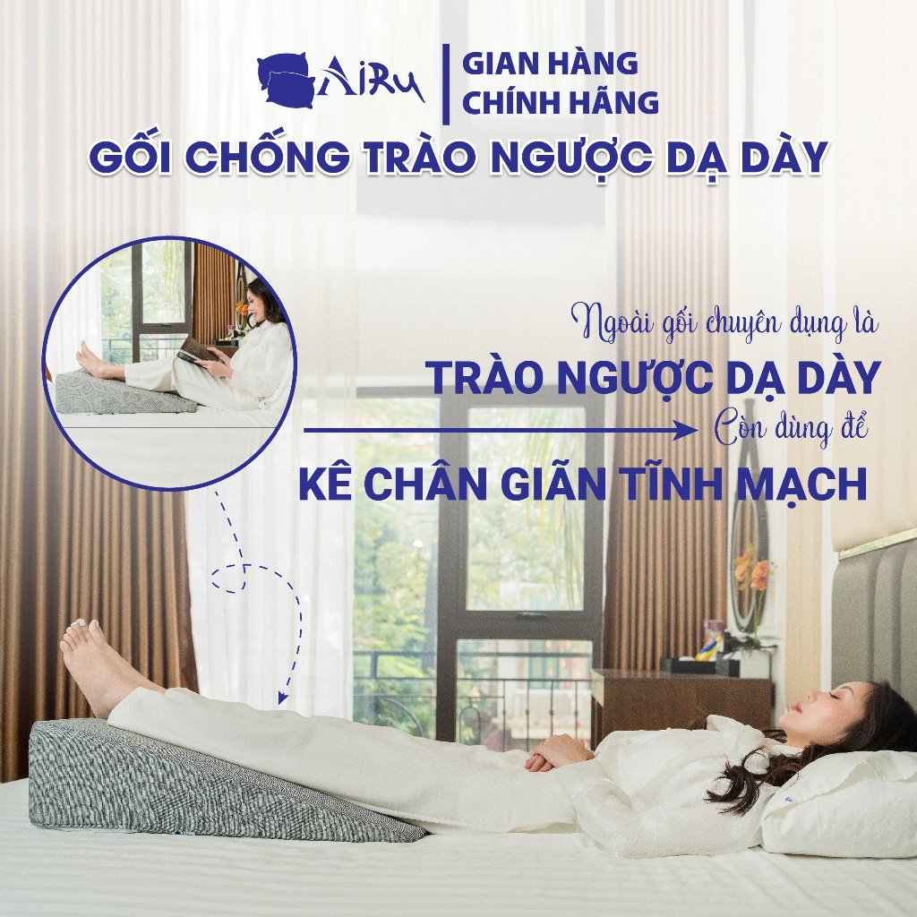 Gối chống trào ngược dạ dày người lớn AIRU- Tổng kho Y tế