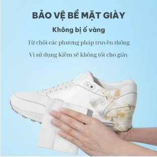 Khăn lau giày dép Shoe Wet Wipes siêu sạch (Bịch 12 / 30 / 80 tờ)