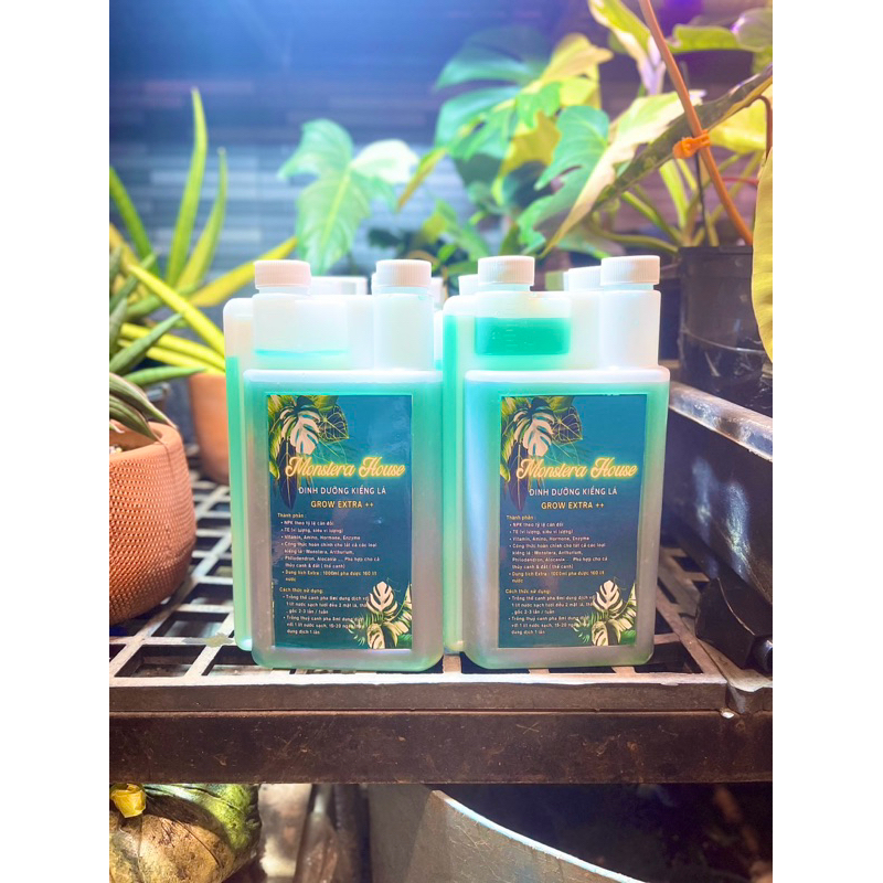 Combo 3 chai dinh dưỡng kiểng lá Grow Extra+  , phân bón lá , dung dịch thuỷ canh