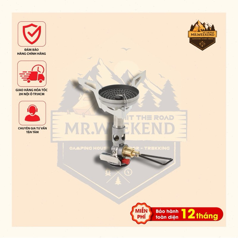 SOTO WindMaster Brûleur Micro-Régulateur + Support 4Flex – Puissance 3260W – Alpinisme Trekking