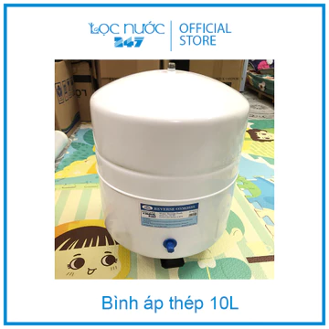 Bình áp thép, bình tích áp máy lọc nước 10L