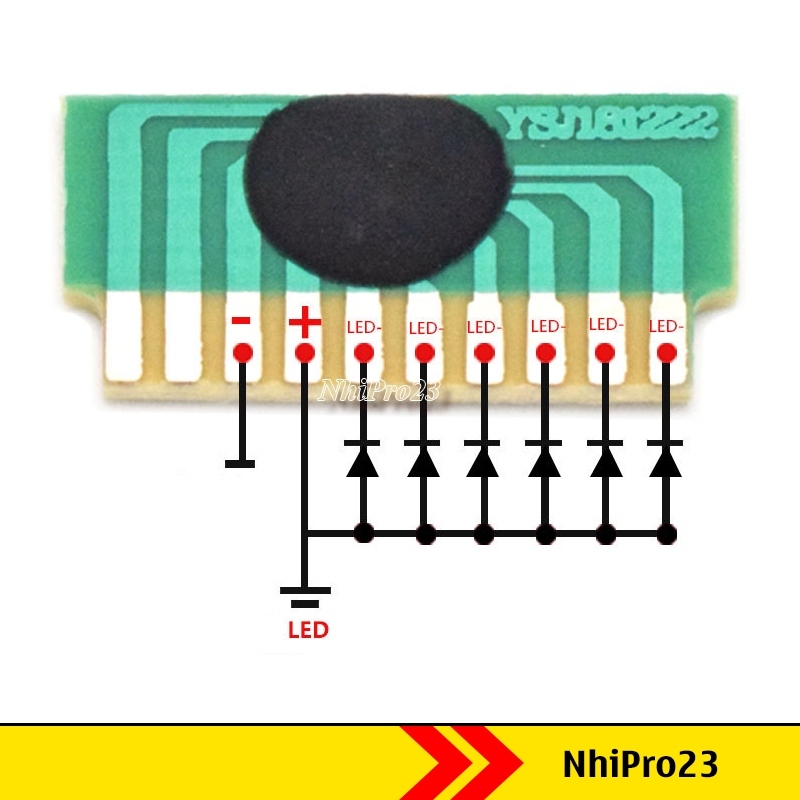 Mạch 6 led nháy đuổi nguồn 5v dc | Shopee Việt Nam