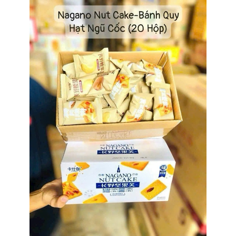 Bánh quy giòn mix hạt dinh dưỡng thùng 45 bánh ( HMH Store) | Shopee ...