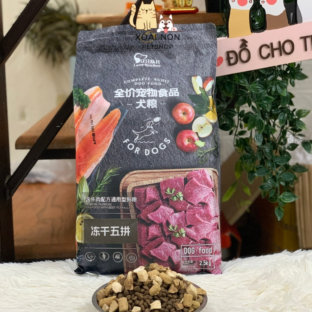Hạt Cho Chó Captain 2,5Kg Dinh Dưỡng Mix Bò - Cá - Phô Mai Phù Hợp Mọi ...