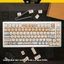 Keycap MOA Boring Duck chất liệu nhựa Pbt họa tiết in dyesub không mờ họa tiết, nút keycaps bàn phím cơ