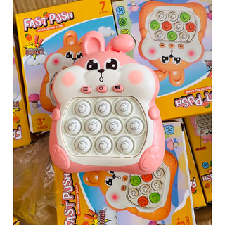 Pop It Điện Tử Pop Pit điện Tử (tặng Pin) máy chơi game giải trí theo nhạc 999level Nhựa cao cấp