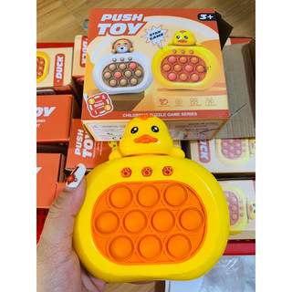 Pop It Điện Tử Pop Pit điện Tử (tặng Pin) máy chơi game giải trí theo nhạc 999level Nhựa cao cấp