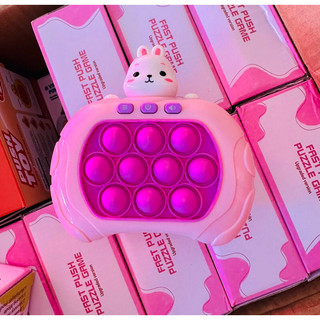 Pop It Điện Tử Pop Pit điện Tử (tặng Pin) máy chơi game giải trí theo nhạc 999level Nhựa cao cấp