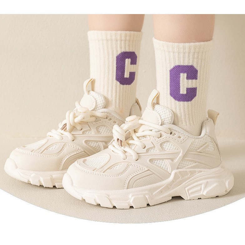 Vớ Tất trẻ em (COMBO 5 ĐÔI) cao cổ chữ C phong cách trẻ trung và năng động.