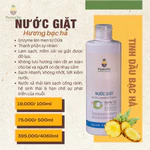 [Bạc Hà] Refill nước giặt Fuwa3e can 10L từ Enzyme sinh học  hương bạc hà chuyên dùng cho đồ lụa an toàn cho em bé — ảnh 5