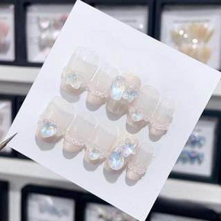 NANTY Nailbox thiết kế móng ngắn đính đá 10 ngón M218