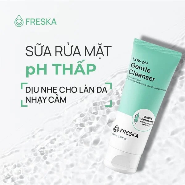 Ảnh Sữa rửa mặt Freska Low pH Gentle Cleanser 30ml (travelsize) 1