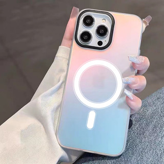 Ốp lưng iphone cầu vồng đổi màu iphone 17 16 16pro 16promax 11 12 13 XR 6/6p/7plus/8/8plus dm001