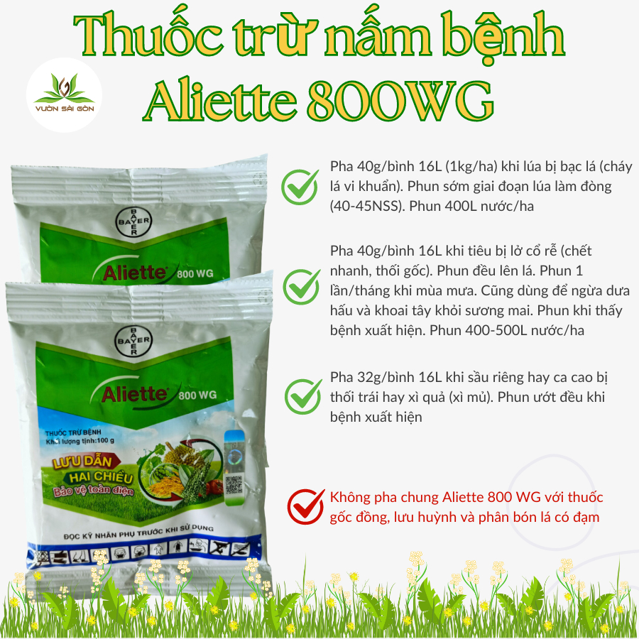 Thuốc Aliette 800WG - thuốc trừ bệnh cây 4