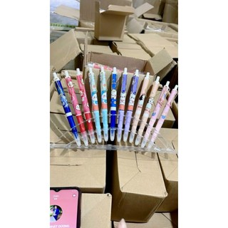 Hộp 10c bút máy bấm tẩy được công chúa 5006 tặng kèm mực xanh/đen/tím