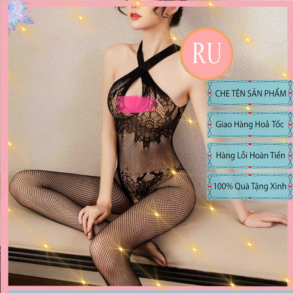 [SHIP HOẢ TỐC - CHE TÊN SP] Đồ ngủ siêu gợi cảm B87RU.M8 - Body lưới sexy stocking
