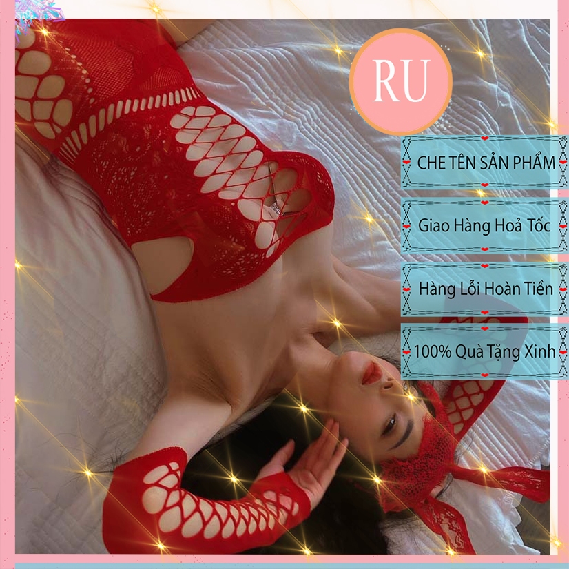 Bộ đồ ngủ - váy ngủ gợi cảm kèm găng tay B213RUU