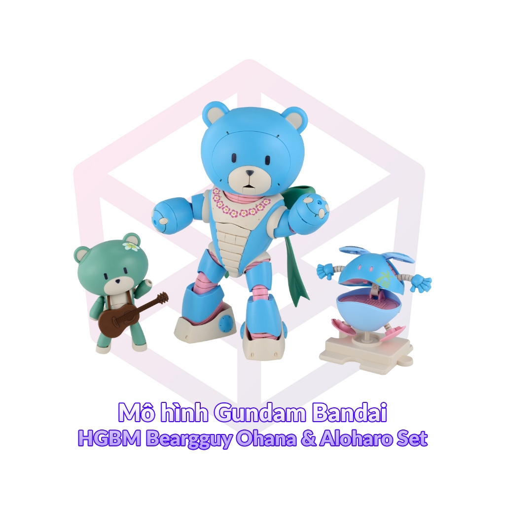 Bandai HG 1/144 Bearguy Ohana & Aloharo Set – Maquette Gundam 13 Cm – 4573102662880