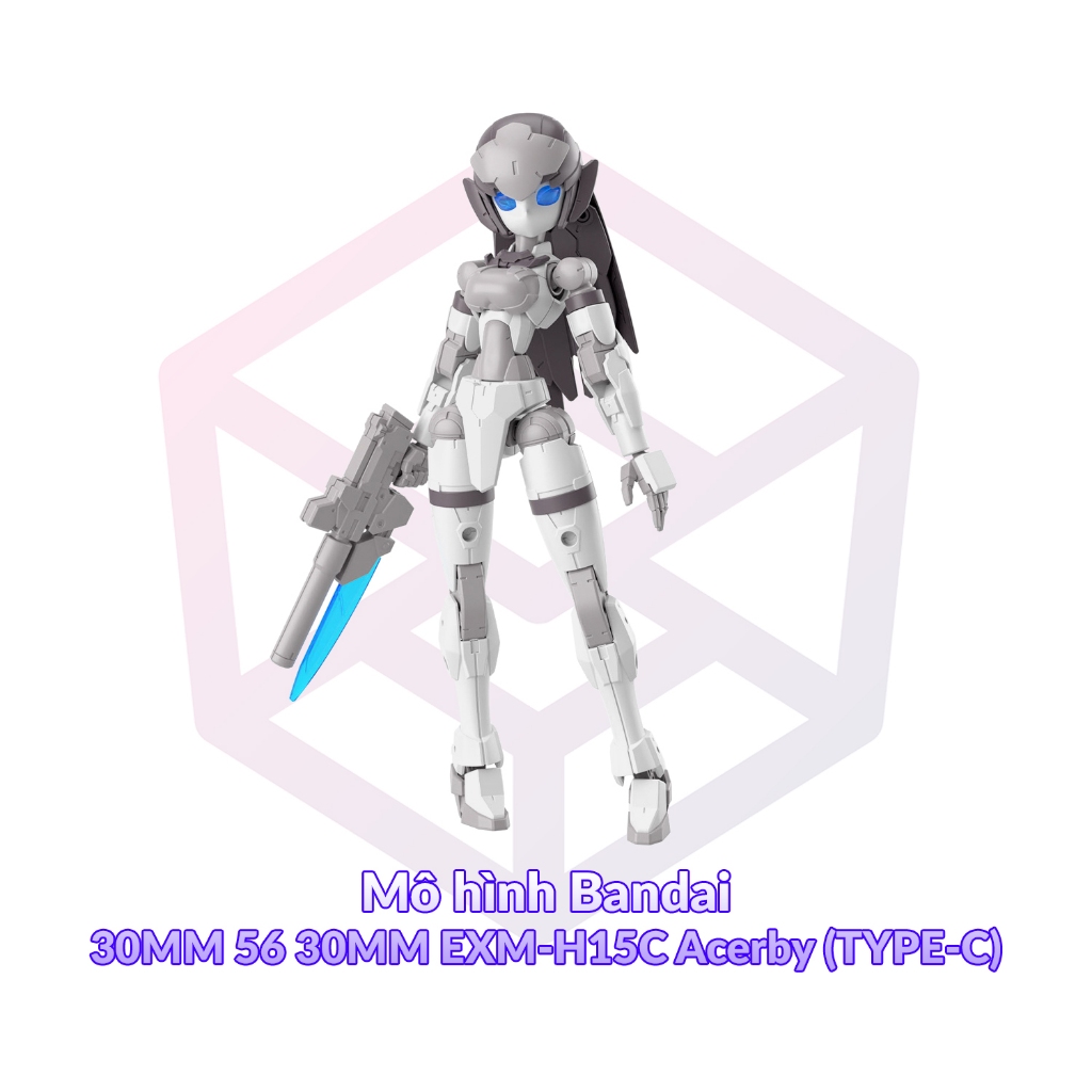 BANDAI SPIRITS 30MM EXM-H15C Acherby (Type-C) Modello in plastica codificato a colori in scala 1/144