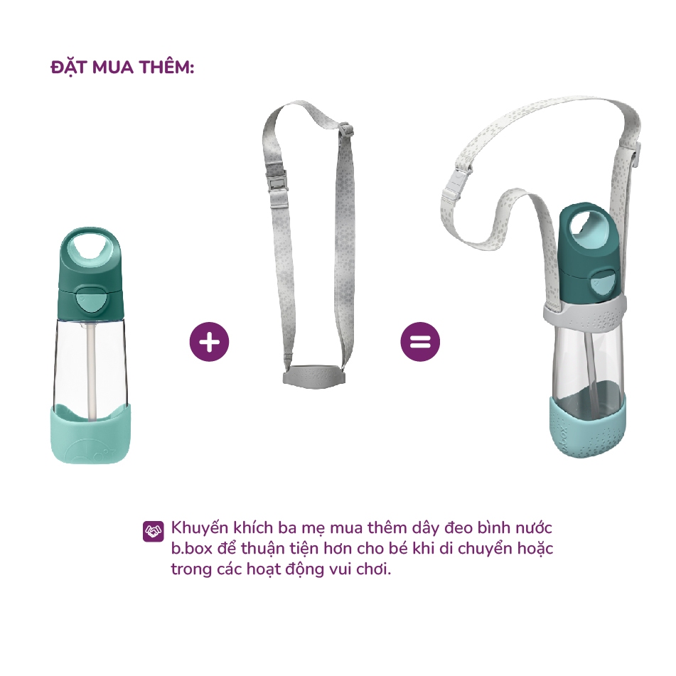 Ảnh b.box Bình nước tritan cao cấp siêu bền có van chống sặc cho bé 3
