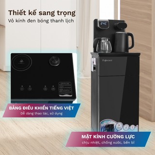 Máy nước nóng bàn trà FUJIHOME TB110E-H Điều khiển từ xa - Cài đặt nhiệt độ sôi -Giữ ấm 50 độ 24 giờ