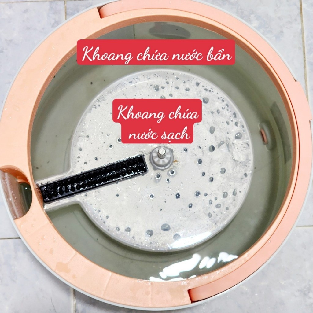 Cây Lau Nhà Tách Nước Bẩn BENNIX BN - 688SM Chổi Lau Nhà Tự Vắt Thế Hệ Mới Tặng Kèm Bông Lau
