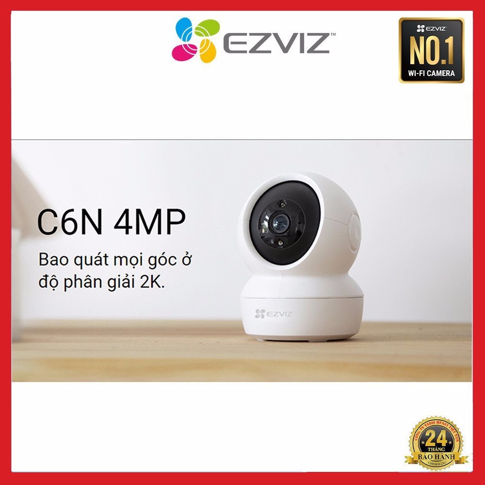 Camera chính hãng C6N, Model CS-C6N-A0-1C2WFR Camera quay 360 độ,đàm ...