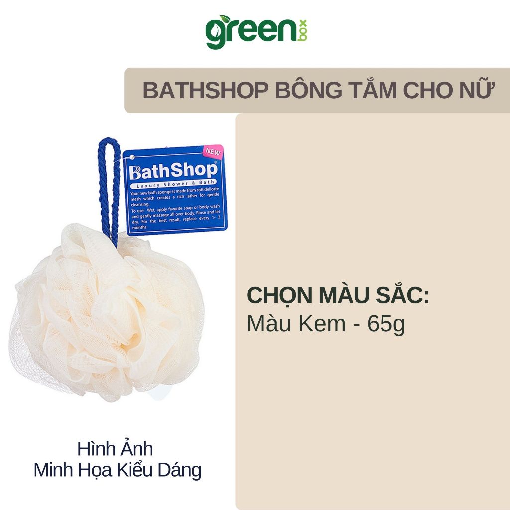 Bông Tắm BATHSHOP Bath Sponge Cao Cấp Cho Nữ Lưới Siêu Mềm 50g | Shopee ...