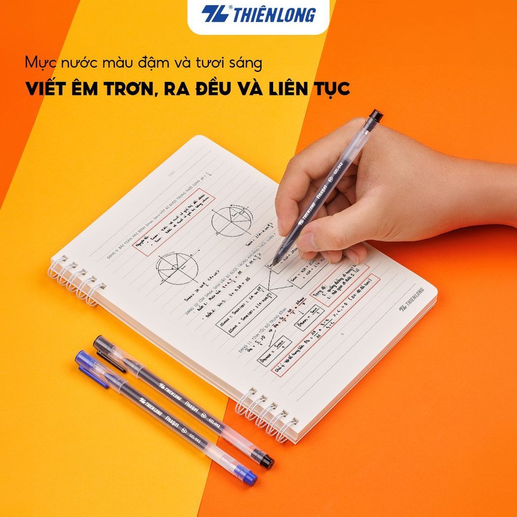 Ảnh COMBO 10/20 Bút gel mực khô nhanh - nét viết êm mượt Flexgel Thiên Long GEL-042 3