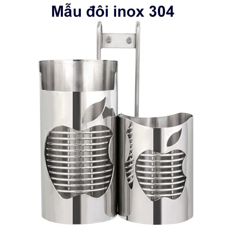 Ống đựng muỗn đĩa inox 304 đẹp, dầy dặn, chống rỉ sét, an toàn, vệ sinh ...