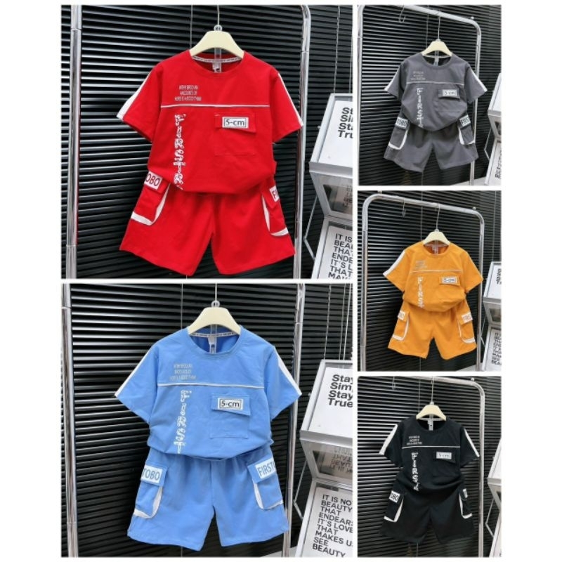 Quần áo cotton trẻ em từ 10-40kg chất đẹp mềm mát 5-CM